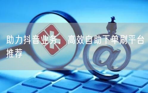 助力抖音业务,高效自助下单刷平台推荐